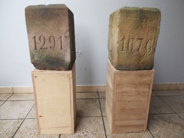 Les bornes de la frontière Franco Allemande de 1871 à 1914